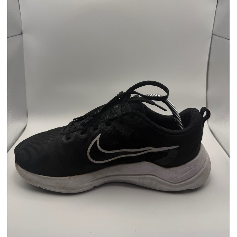 Nike Downshifter 12 Running Shoes Women 9 Black Good DM0919-001 Wide Mesh